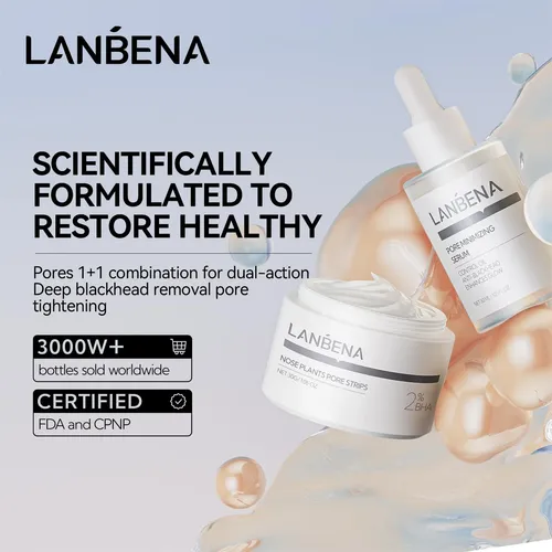 Combo Lanbena Quita De Puntos Negros/ Reductor De Poros 30ml
