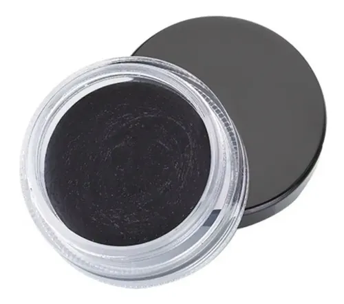 Delineador En Gel Compacto De Ojos Y Perfilar Cejas Laca Color Negro Efecto Larga duración
