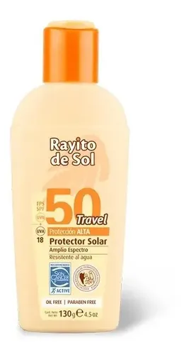 Protector Solar Rayito De Sol Fps 50 X 130 Gr