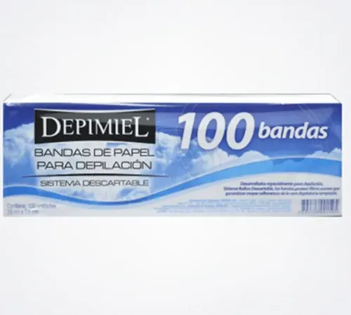 Depimiel Bandas Depilatorias Descartables X 100 Unidades
