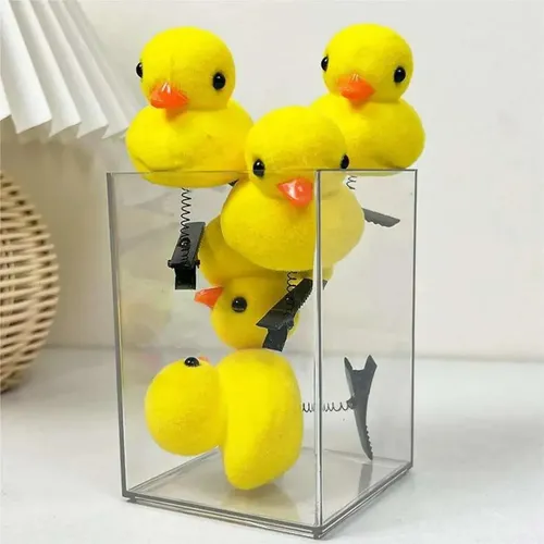 [ Set De 12 Pinzas Para Cabello De Pato Con Resorte Variation