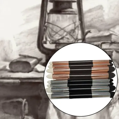 Esponjas Artist Blending, 8 Unidades, Con Tocones Pastel De Doble Cabeza
