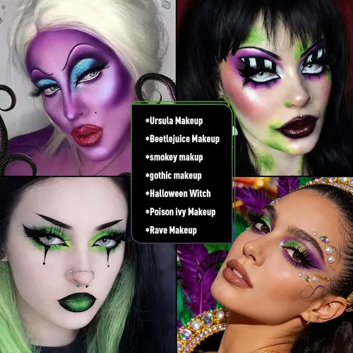 Paleta De Sombras Mardi Gras 9 Colores Vegana, Resistente