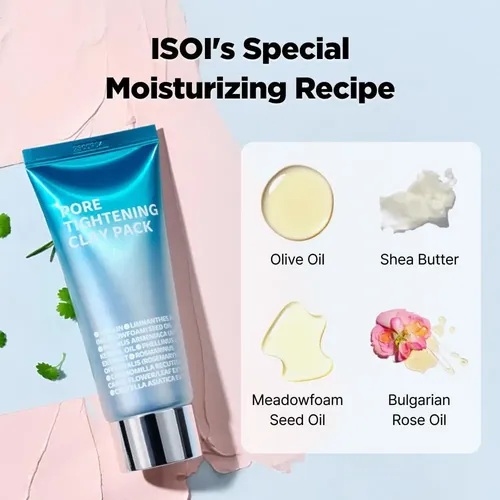 Mascarilla De Arcilla Poros Isoi Con Kaolín Y Fórmula