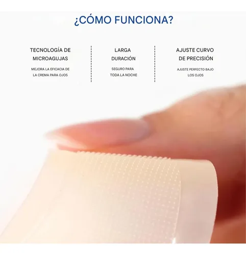 4 Parche Oculares De Microagujas Los Ojos Debajo Las Ojera/p