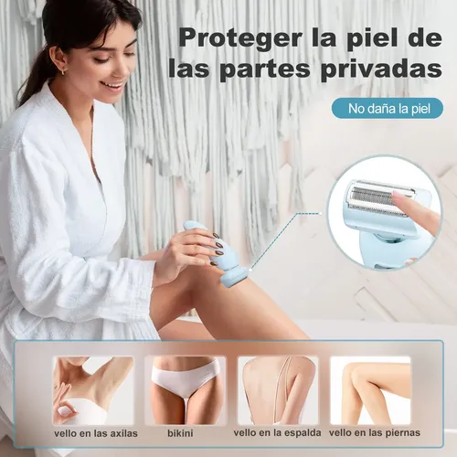 Depiladora Eléctrica Afeitadora Rasuradora Mujer Portátil