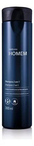 Natura Homem 2 en 1 shampoo 300mL