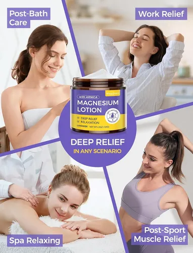 Loción Natural De Magnesio Para Dormir Y Aliviar El Dolor –