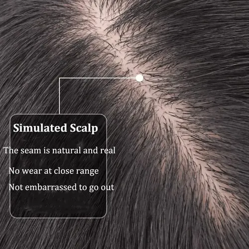 Pelucas De Cabello Largo Natural Para Mujer Castaña