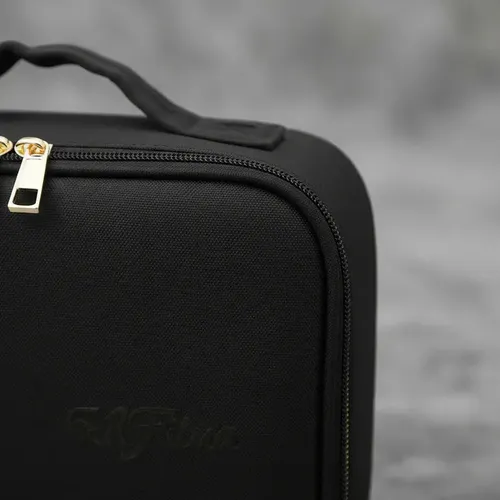 Estuche Porta Cosmetico Negro Espejo Led Neceser Maquillaje Impermeable Veoquiero