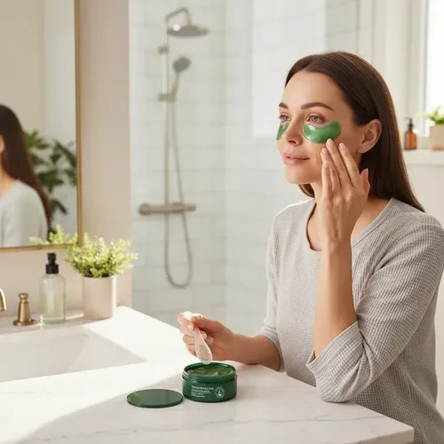 Parches De Ojos Descongestivos Koec Colágeno Algas 60unds