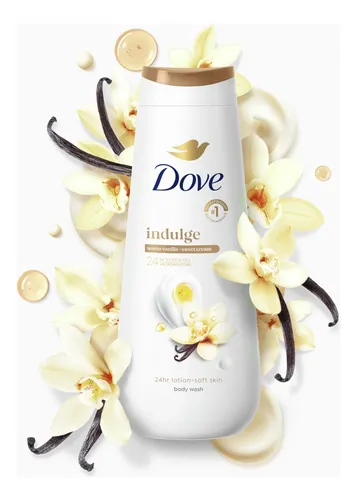 Gel De Baño Dove Indulge Warm Vanilla + Sweet Cream 591 Ml