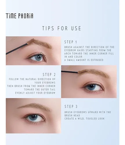Gel De Cejas Recubierto Resistente Al Agua Timephoria 12h
