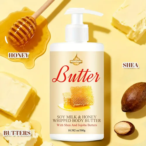 Loción Corporal Miel Y Karité 300g – Textura Ligera