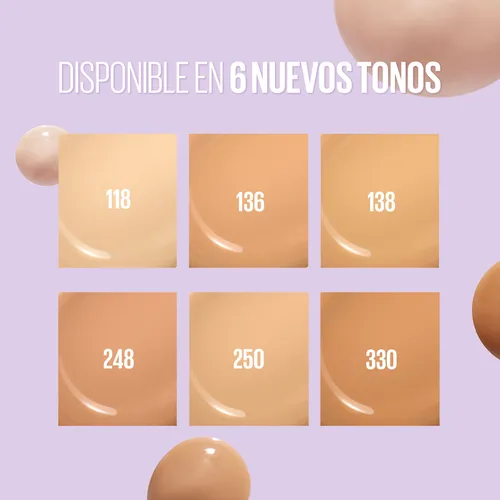 Base Líquida Maybelline Super Stay Lumi-matte 330 Fps 16