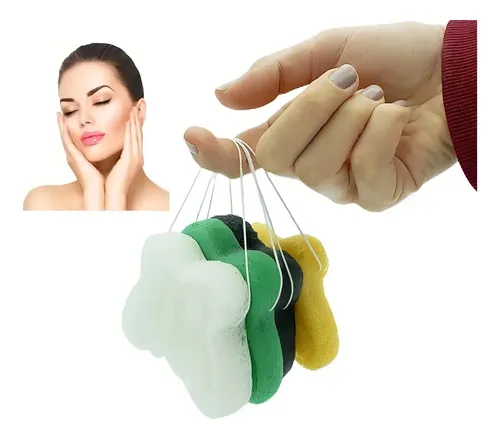 Esponja Limpiador Konjac Facial Vegetal Natural Spa Exfolia