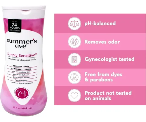 Jabón Íntimo Summers Eve Sensitive 2x15oz