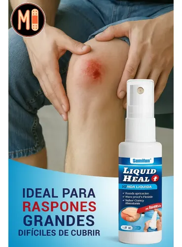 Spray Cicatrizante Instantaneo Vendaje Liquido Proteccion Fragancia Sin fragancia
