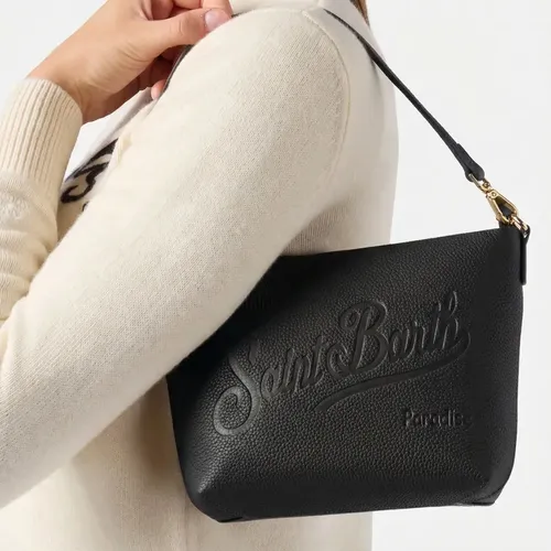 Bolso Multifuncional De Cuero Sintético Negro