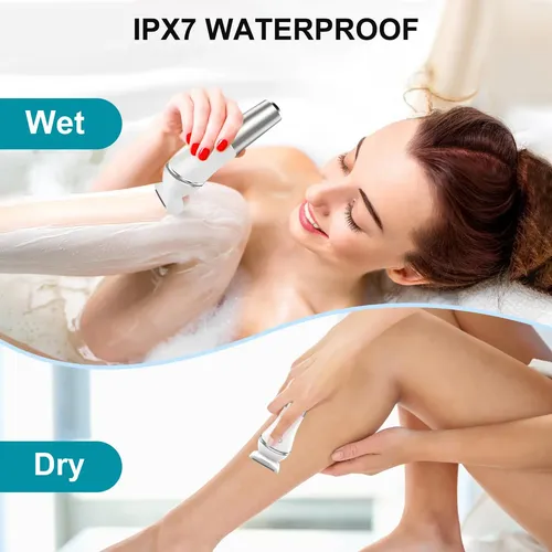 Depiladora Eléctrica 4 En 1 Para Mujer Bikini Ipx7 Recargabl