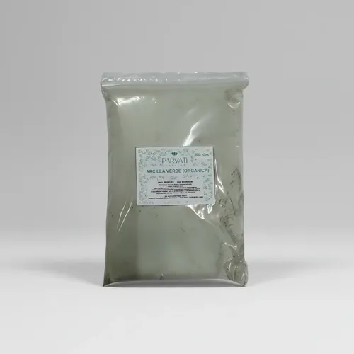 Mascarilla Facial Arcilla Verde Orgánica Parvati 250g 1ud