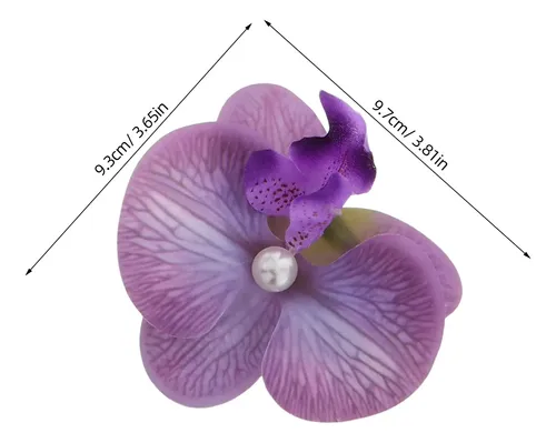 6 Horquillas Artificiales Para El Pelo Con Forma De Mariposa