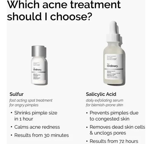 The Ordinary Sulfur 10% Powder-to-cream Acne Spot Treatment