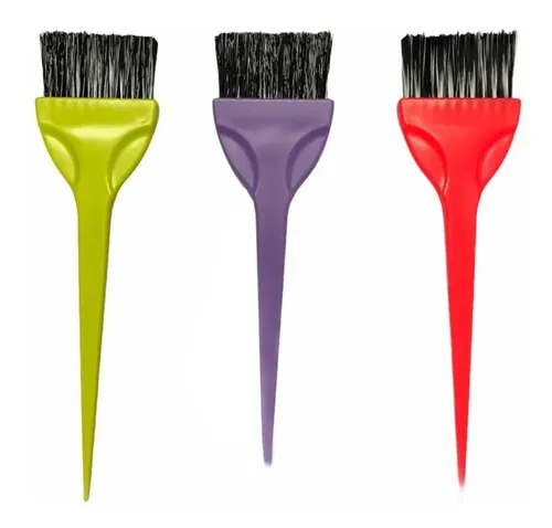 Pincel Tintura Grande Color Cabello Peluqueria X 6 Unidades