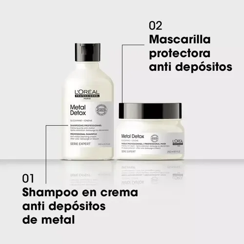Mascara Protectora Anti Metal Detox Loreal Profesional 250ml