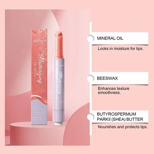 Brillo De Labios Hidratante Y Voluminizador En Rosa Anaranja