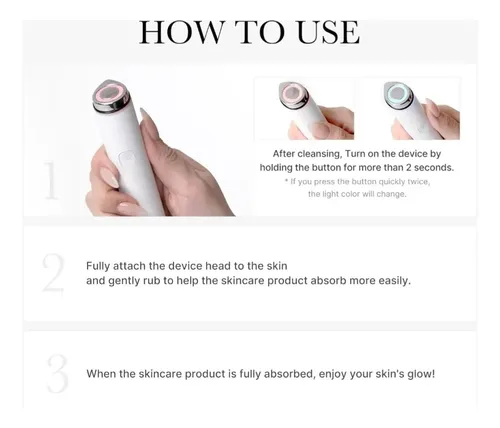 Mini Booster Pro Blanco De Medicube – Maquina Cuidado Facial Todo Tipo De Piel Día/noche