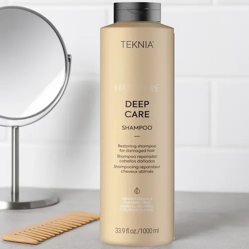 Shampoo Reparador Capilar Lakme Teknia Deep Care 1L