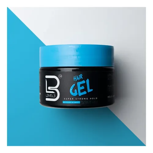 Level 3 Hair Gel Super Strong Fijación Fuerte F3 250g X3