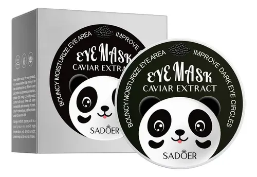 Mascarilla Gel Contorno De Ojos Sadoer 80ml 60unidades Tipo De Piel Caviar Extract
