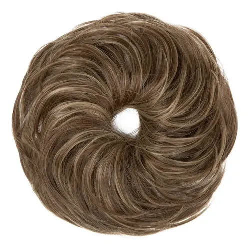 2 Piezas Extensión De Moño De Pelo Rizado Chongos T Regalo