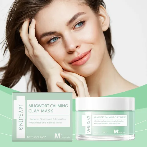 Mascarilla Facial De Arcilla Calmante Papa Feel Mugwort Todo Tipo De Piel