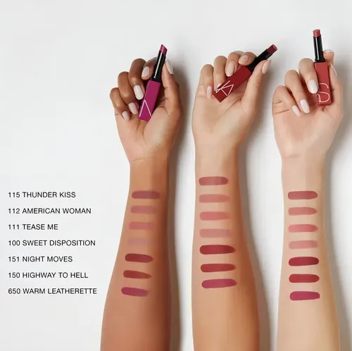 Labial Powermatte Lipstick Nars 1.5 Ml Color 130 Feel My Fire