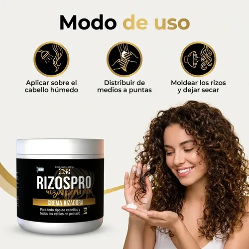 Arlex® Crema Para Rizos 500g Antifrizz Hidratante