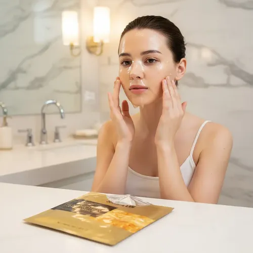 Mascarilla Facial Proteína Seda Silk Colágeno Cristal Antiag