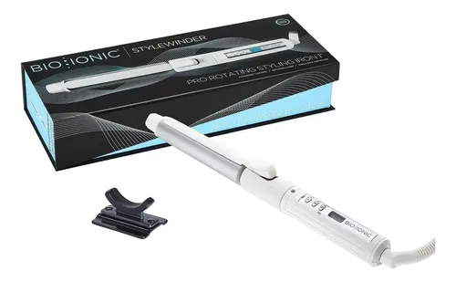 Plancha De Peinado Bio Ionic Stylewinder Giratoria Con Contr