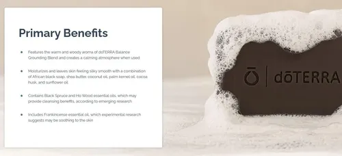 Doterra Balance Bath Bar Jabón Orgánico Corporal