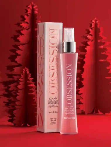 Colonia Femenina Obsession Violetta 60ml Vegana Cruelty Free