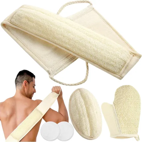 Esponja Exfoliante Natural Para Baño 5 Unidades