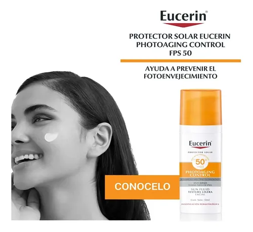 Protector Solar Facial Eucerin Sun Anti-edad Fps 50 X 50 Ml