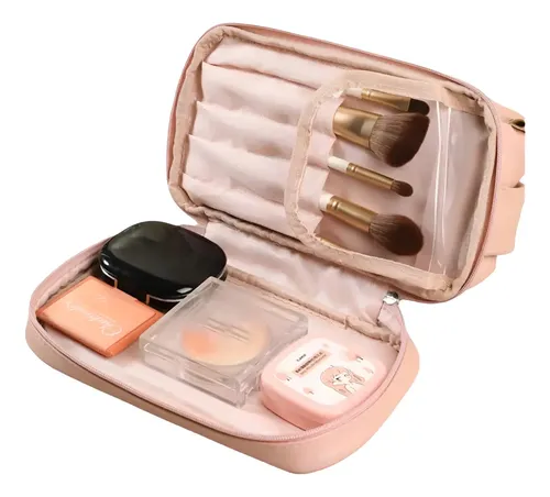 Neceser Estuche Porta Cosméticos Maquillaje 2 Compartimento