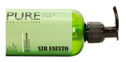 Sir Fausto Pure Shampoo Detox Detoxificante Cabello X 250ml