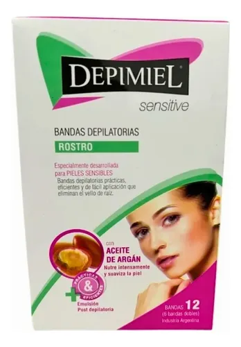 Bandas Depilatorias Rostro Depimiel Piel Sensible