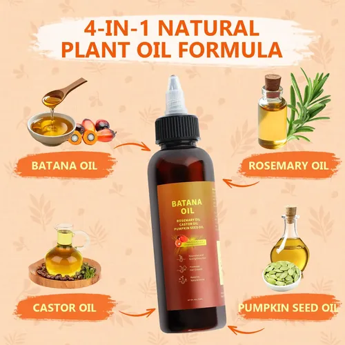 Aceite Capilar De Romero Y Batana 4 En 1, Aceite Nutritivo N