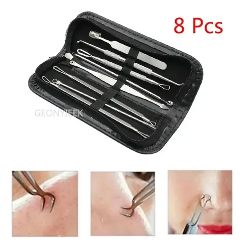 Juego De 8 Piezas Blackhead Comedone Acne Pimple Ii