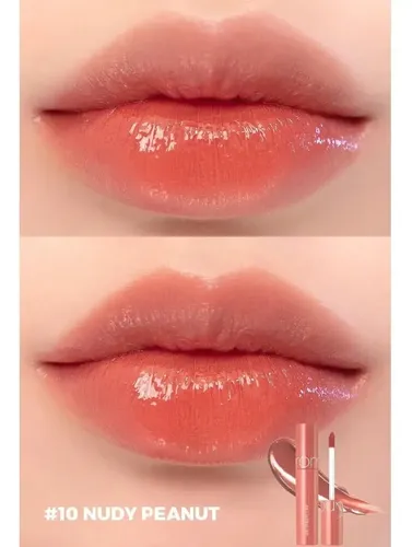 Juicy Lasting Tint Romand – Tinta Para Labios Color Y Brillo Color 10 Nudy Peanut
